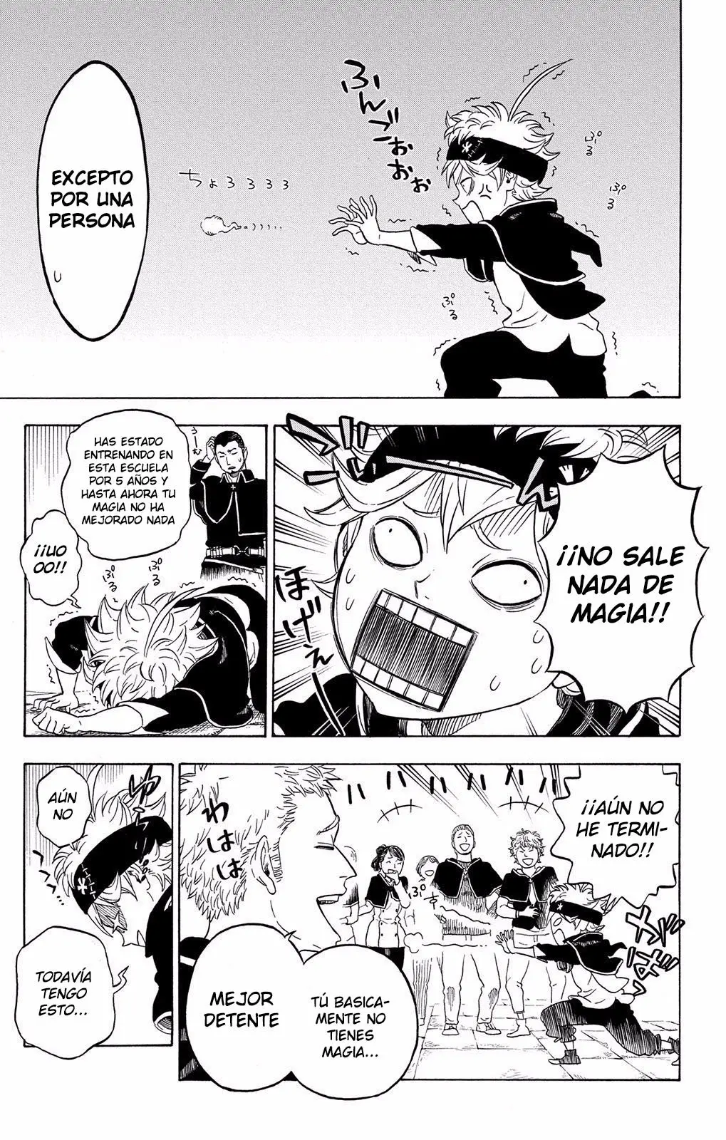 Black Clover capítulo 0, página 8