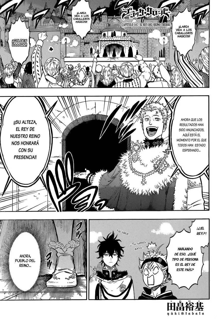 Black Clover capítulo 107, página 2
