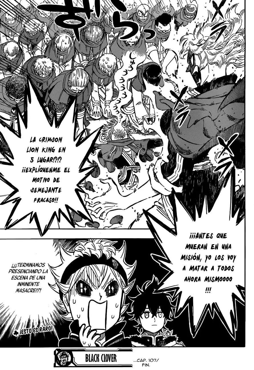 Black Clover capítulo 107, página 18