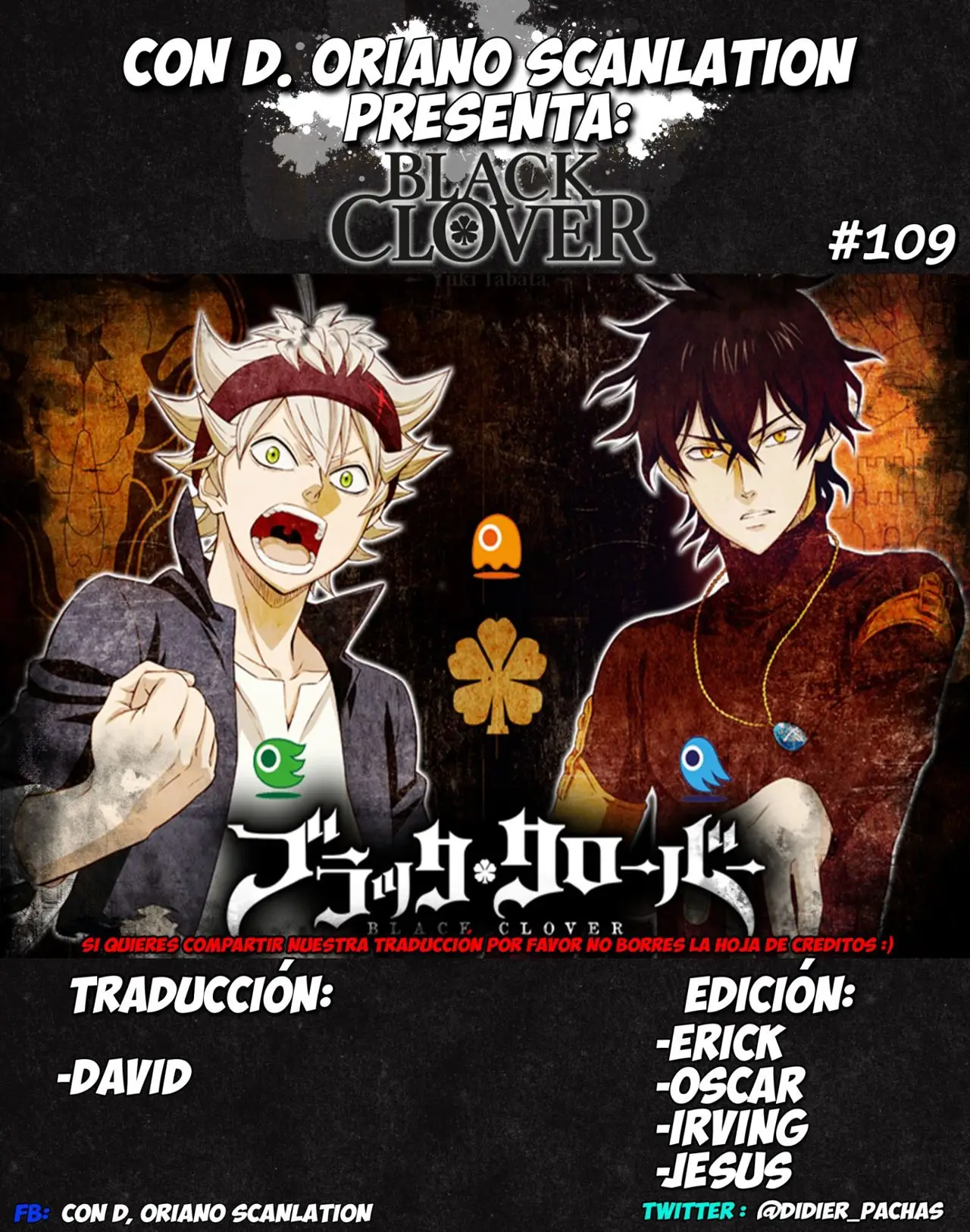 Black Clover capítulo 109, página 1