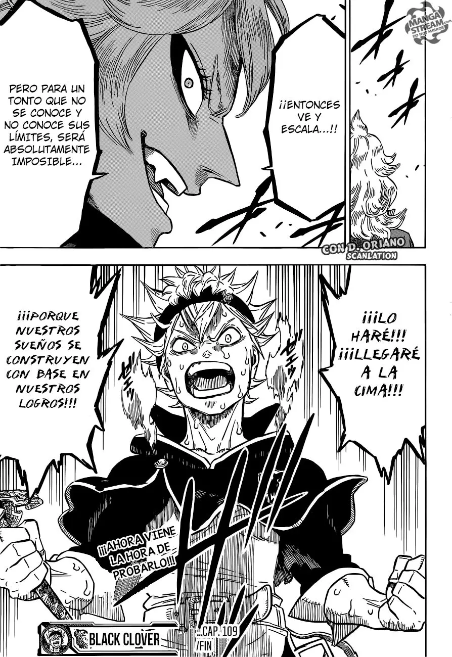 Black Clover capítulo 109, página 16
