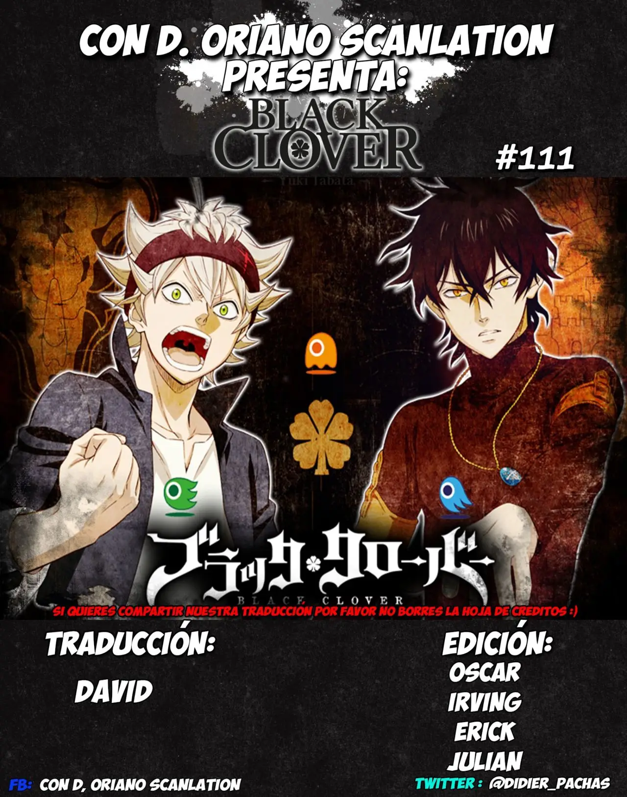 Black Clover capítulo 111, página 1