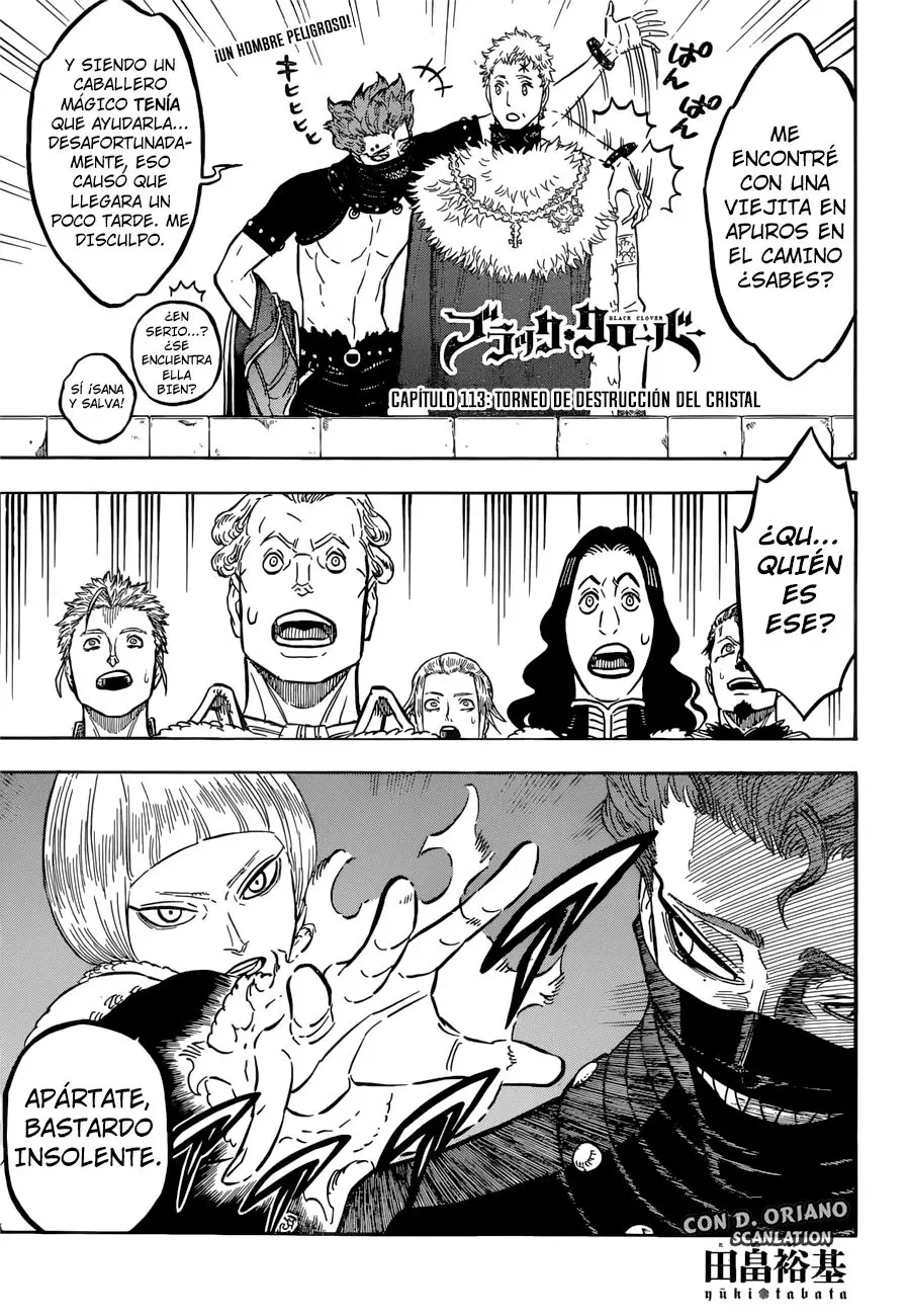 Black Clover capítulo 113, página 2
