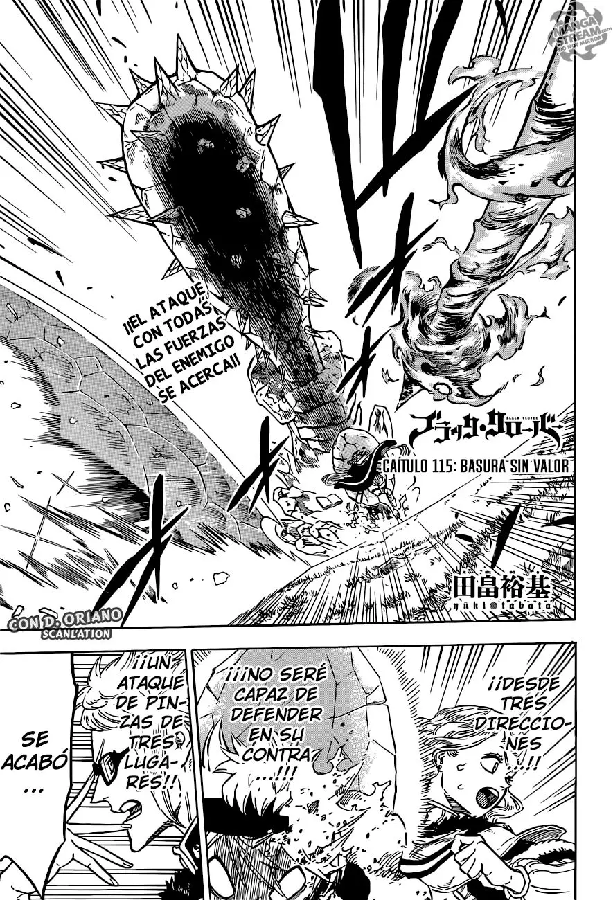 Black Clover capítulo 115, página 1