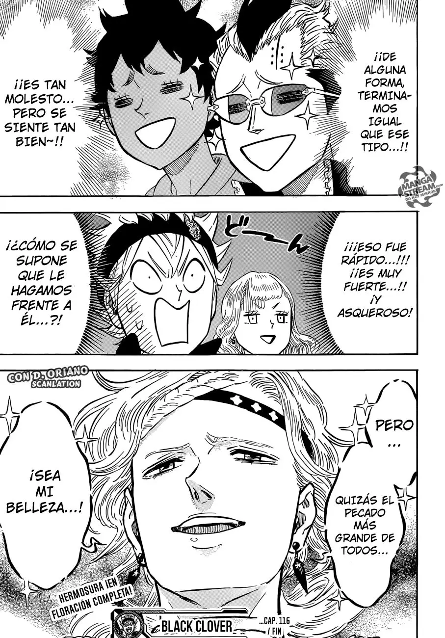 Black Clover capítulo 116, página 16