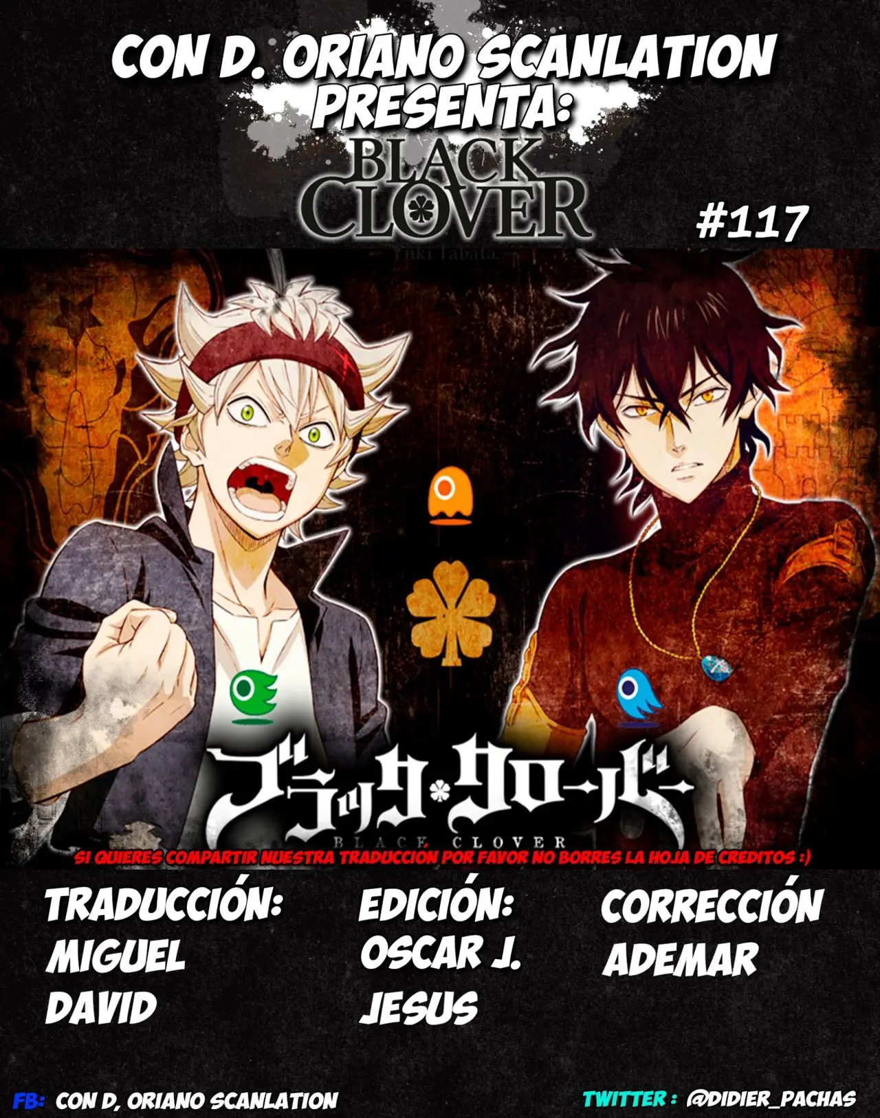 Black Clover capítulo 117, página 1