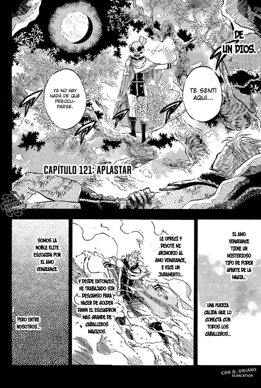 Black Clover capítulo 121, página 3