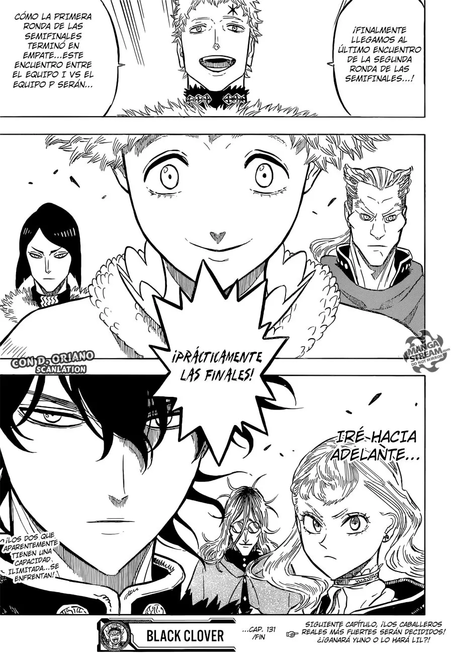 Black Clover capítulo 131, página 16