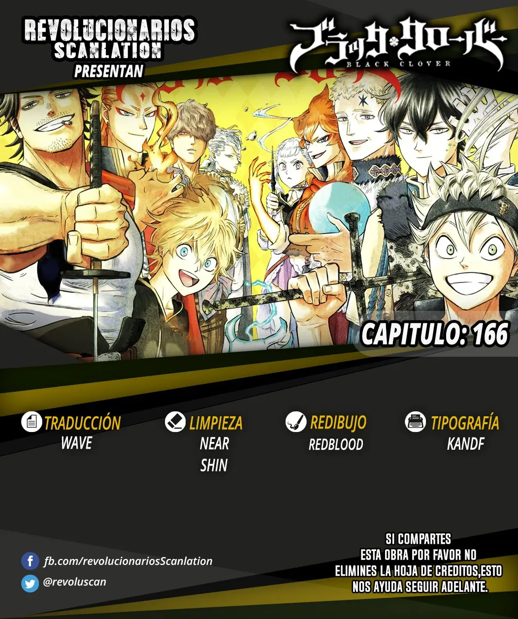 Black Clover capítulo 166, página 1