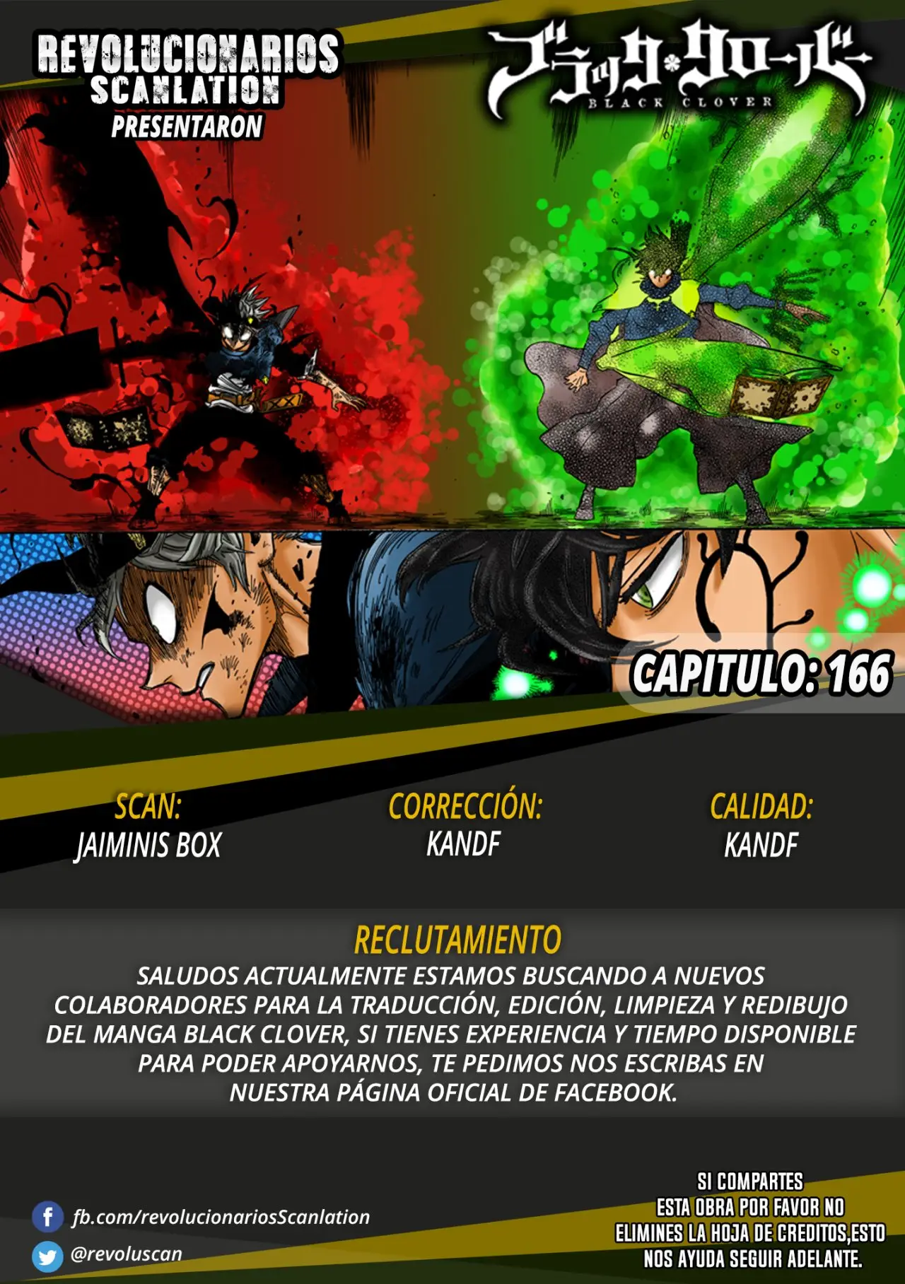 Black Clover capítulo 166, página 17