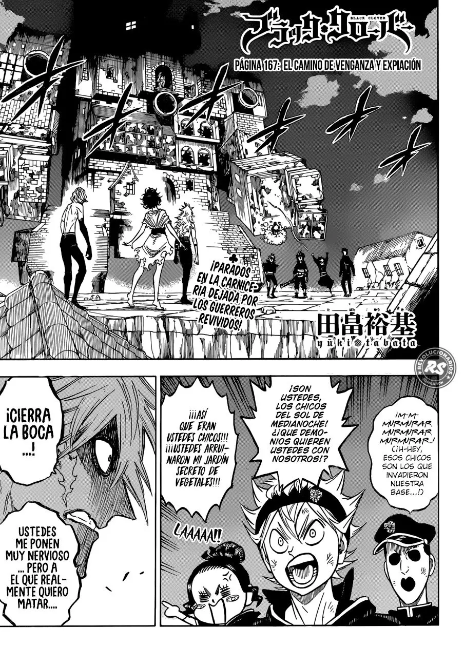 Black Clover capítulo 167, página 2
