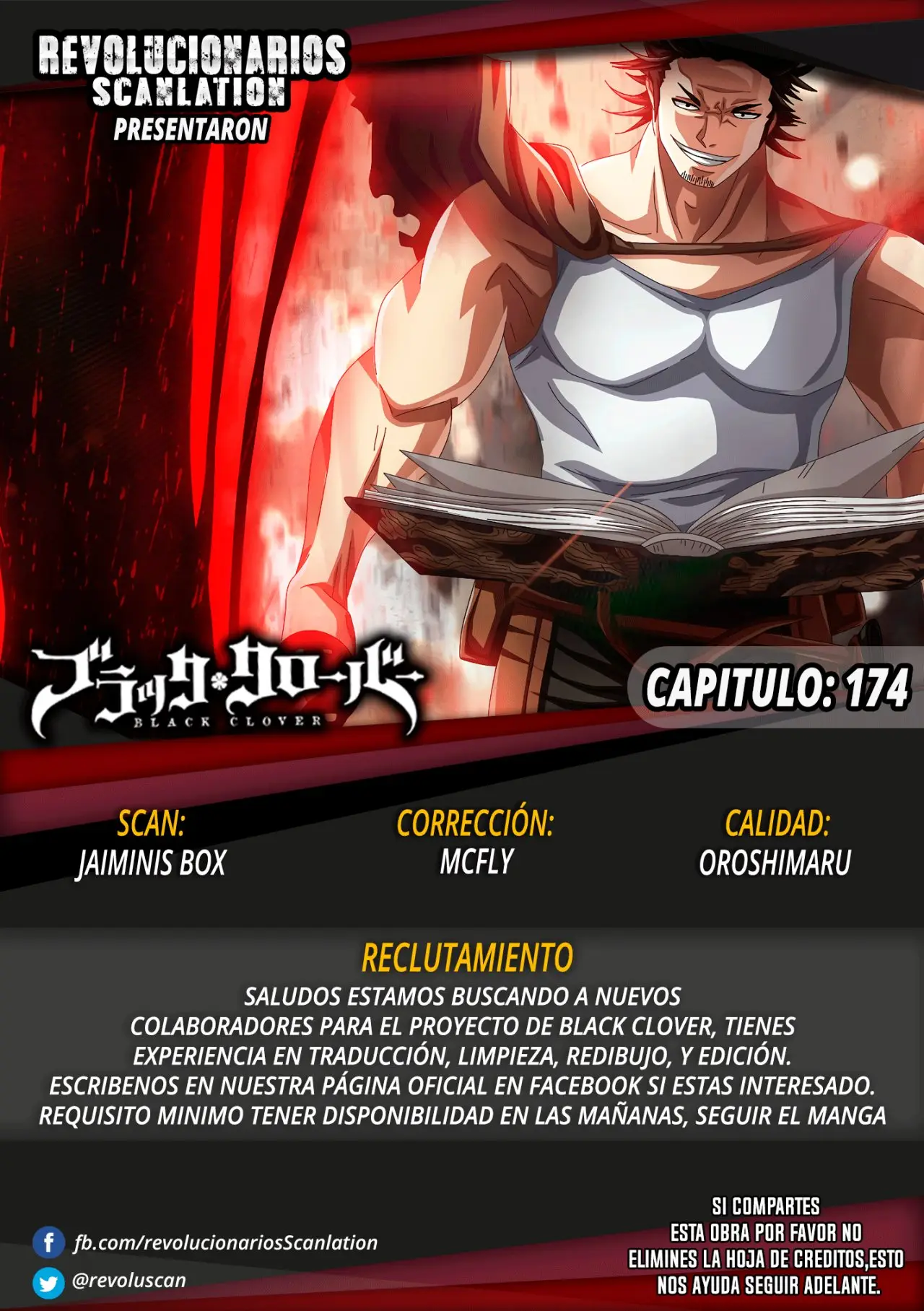 Black Clover capítulo 174, página 17
