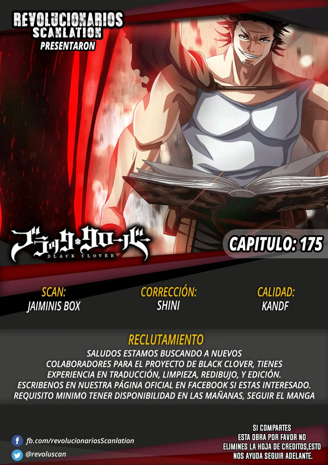 Black Clover capítulo 175, página 18