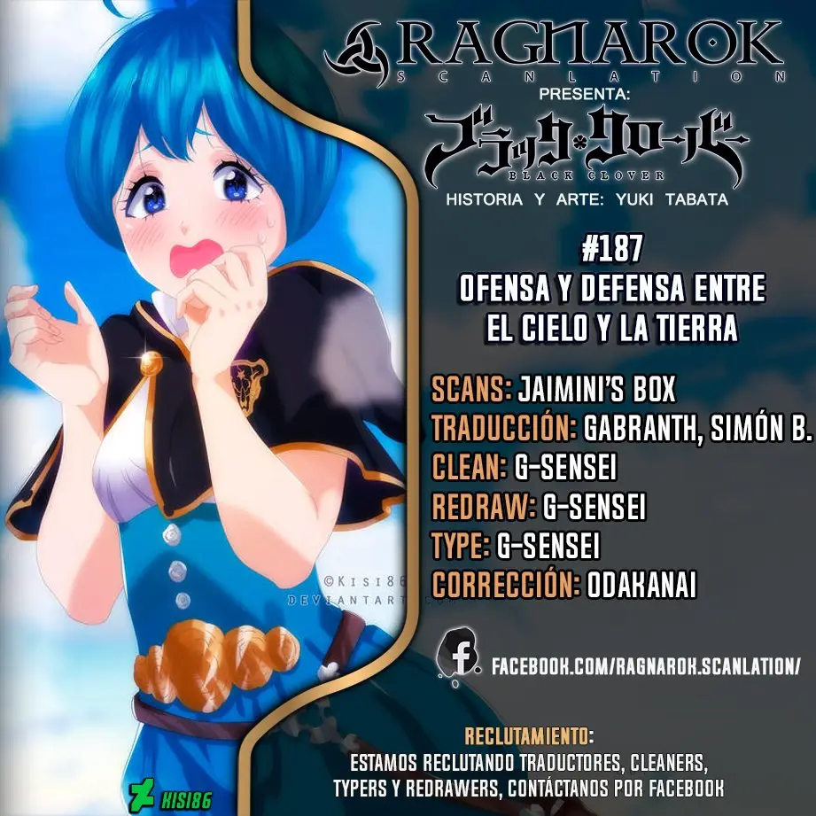 Black Clover capítulo 187, página 1