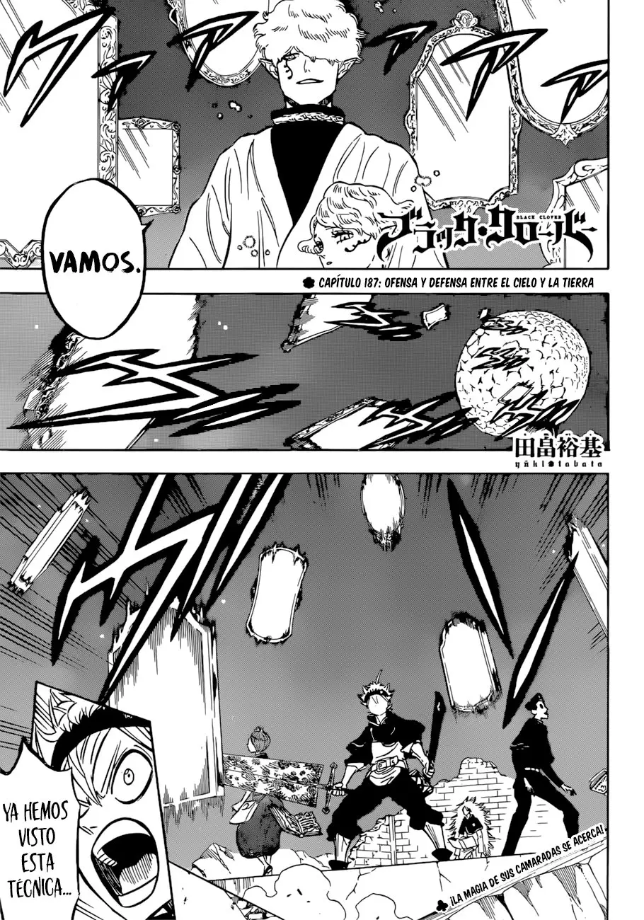 Black Clover capítulo 187, página 2