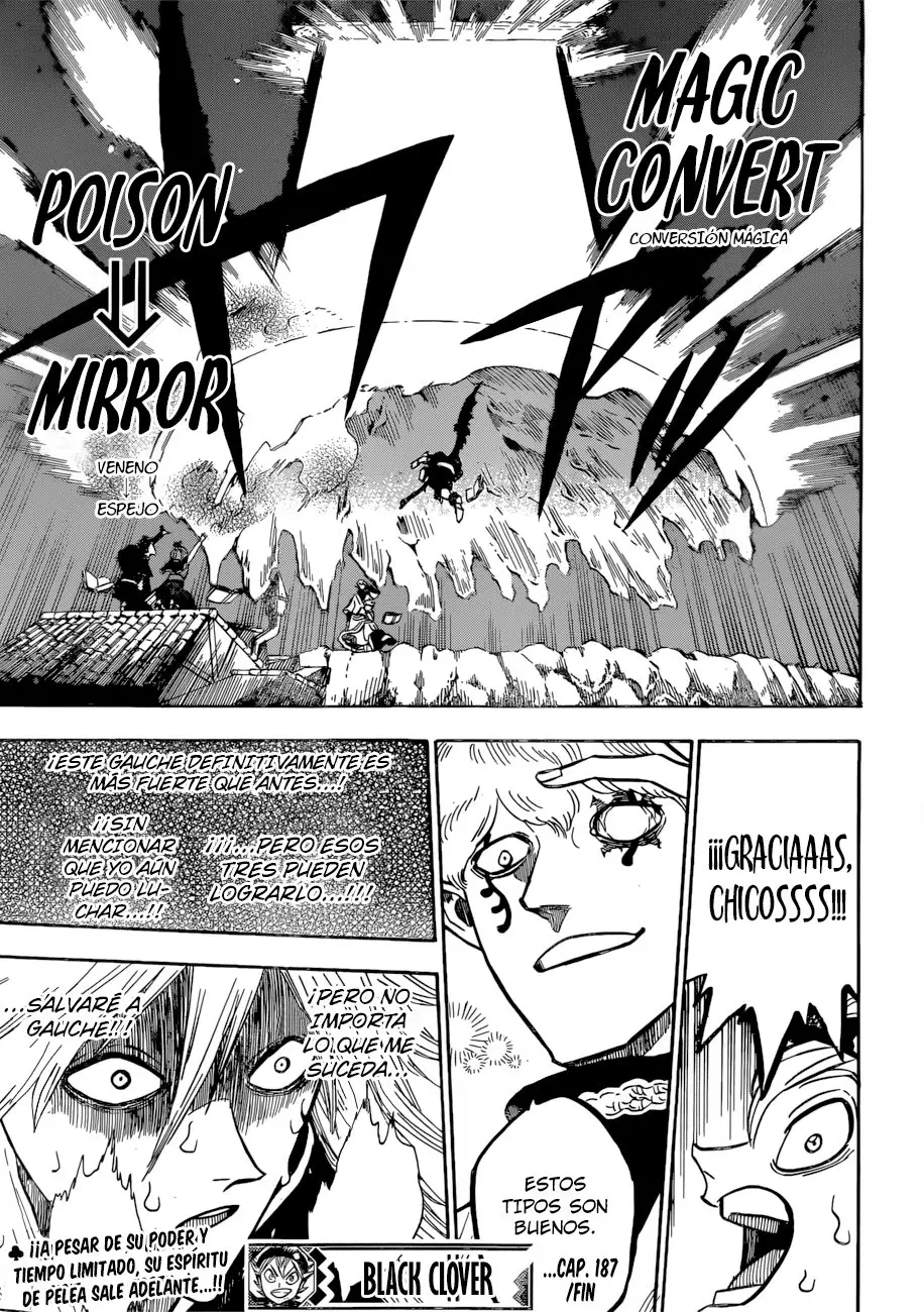 Black Clover capítulo 187, página 14