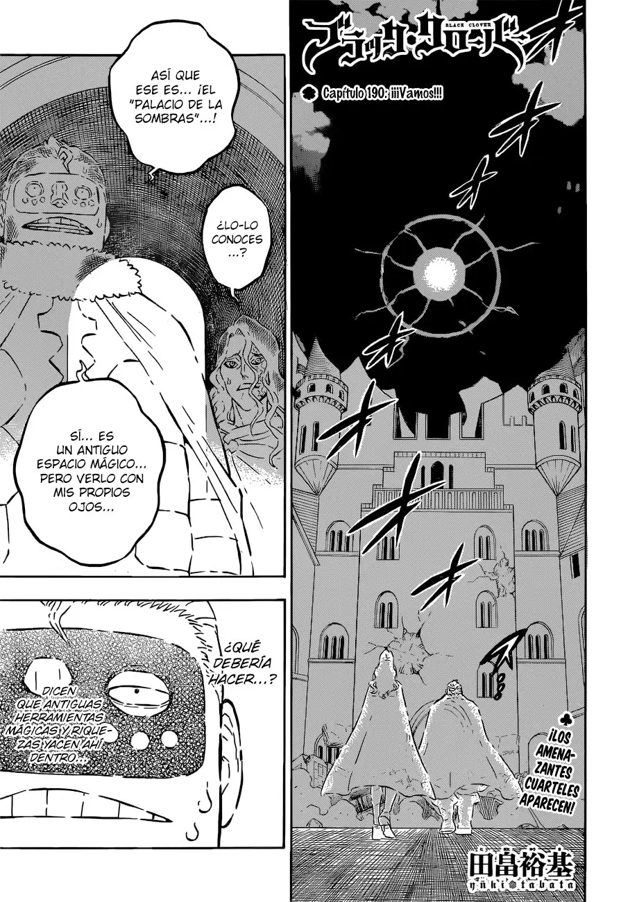 Black Clover capítulo 190, página 2