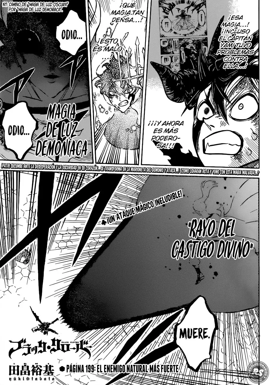 Black Clover capítulo 199, página 2