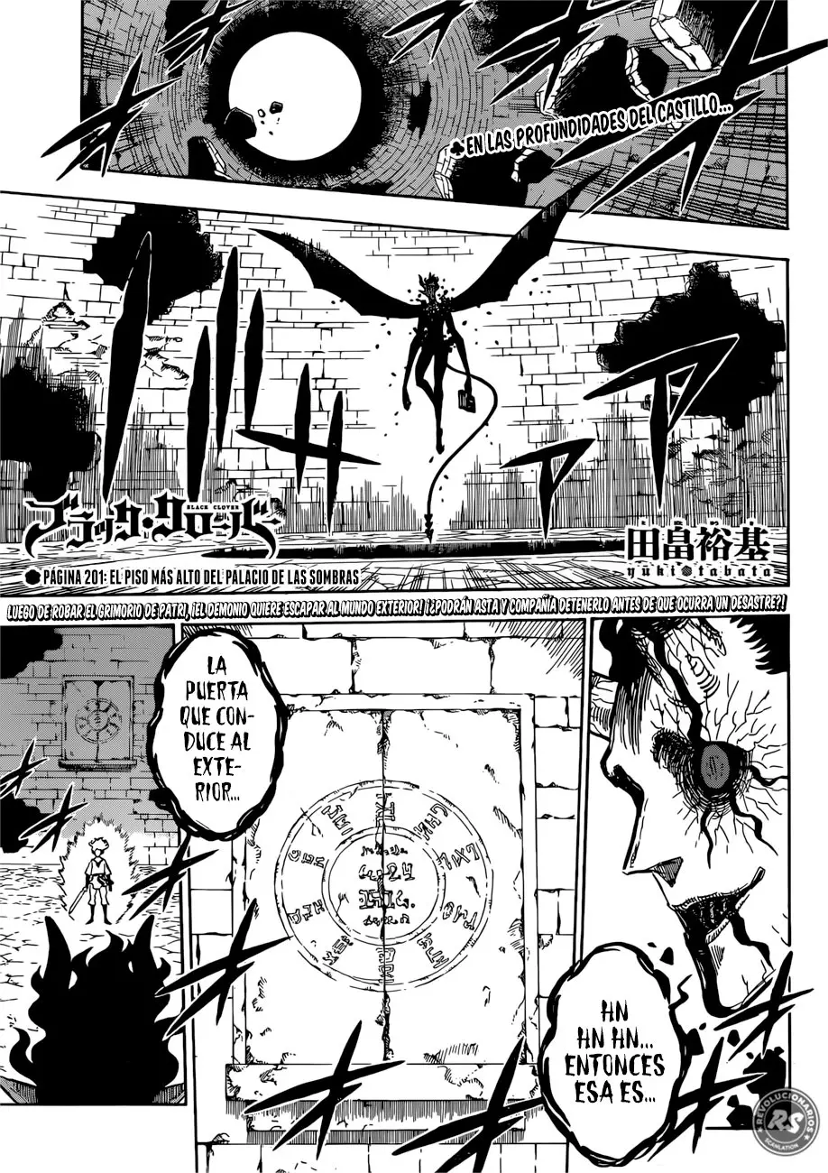 Black Clover capítulo 201, página 2