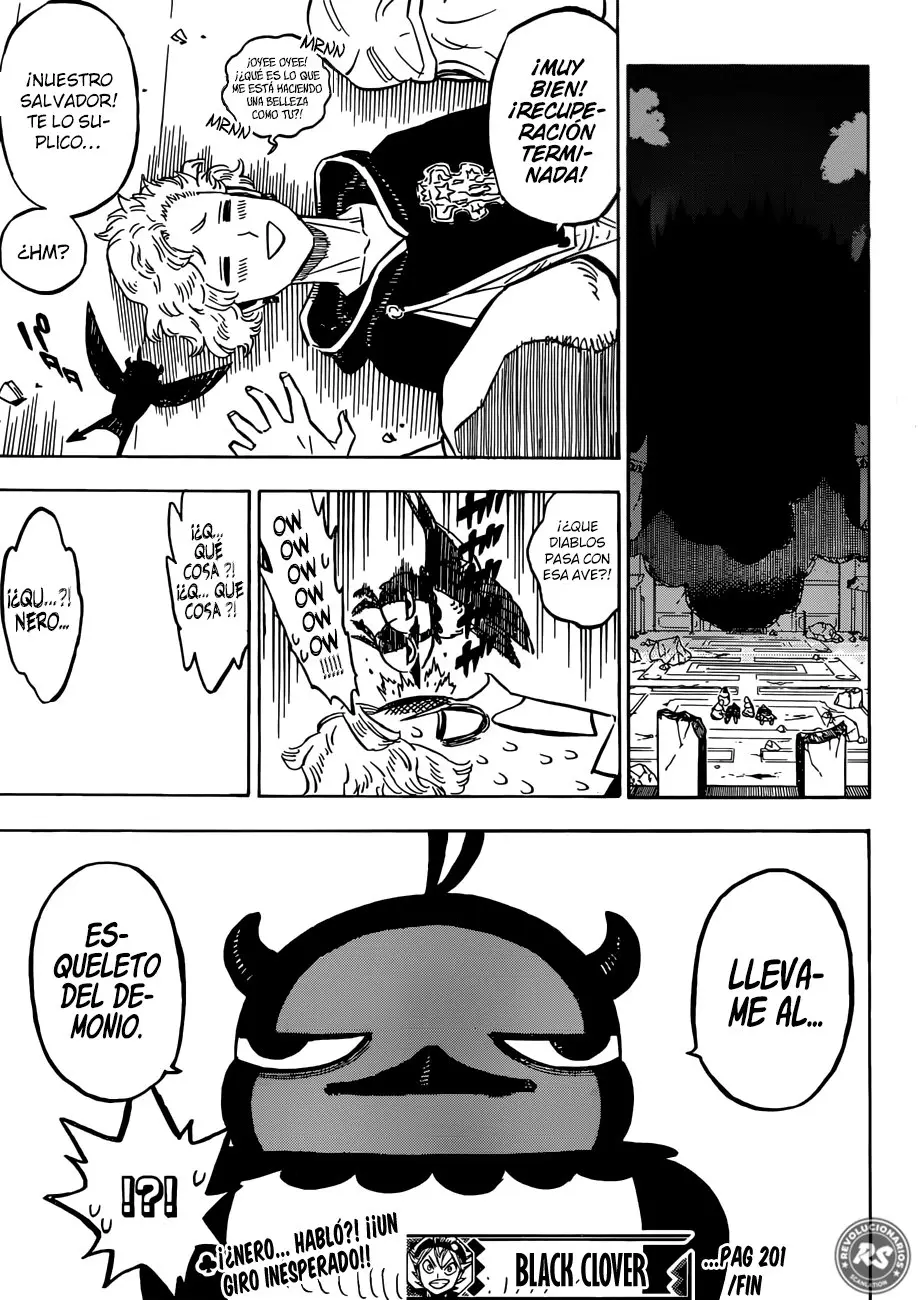 Black Clover capítulo 201, página 16