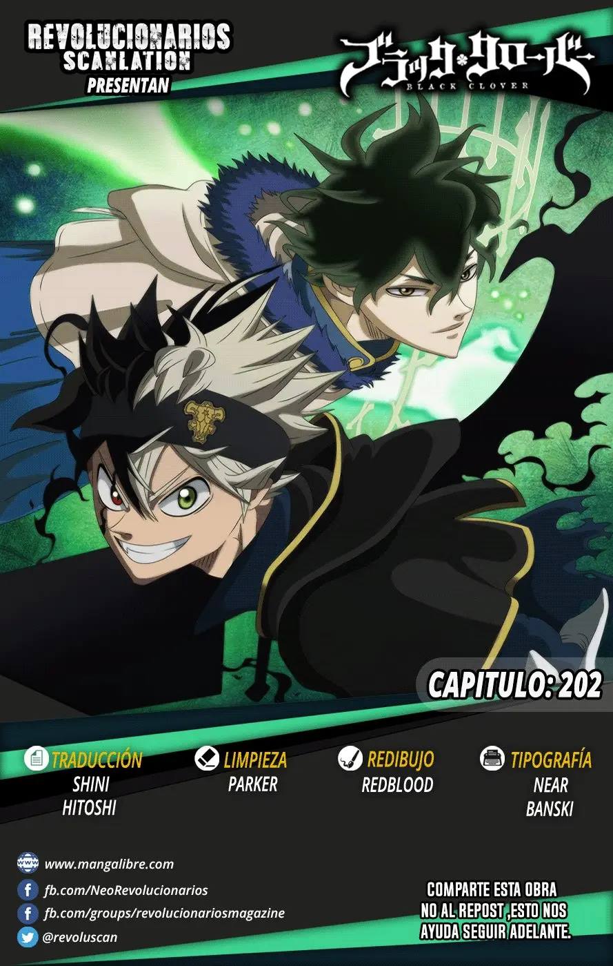 Black Clover capítulo 202, página 1