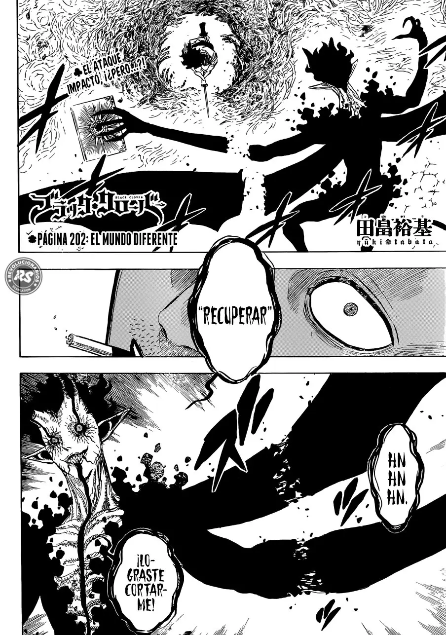 Black Clover capítulo 202, página 3