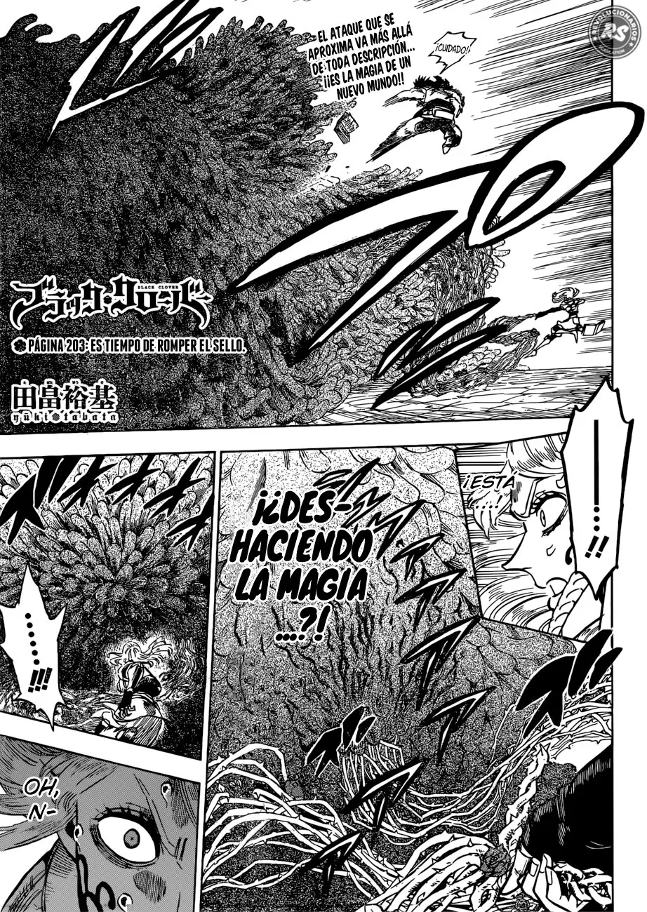 Black Clover capítulo 203, página 2