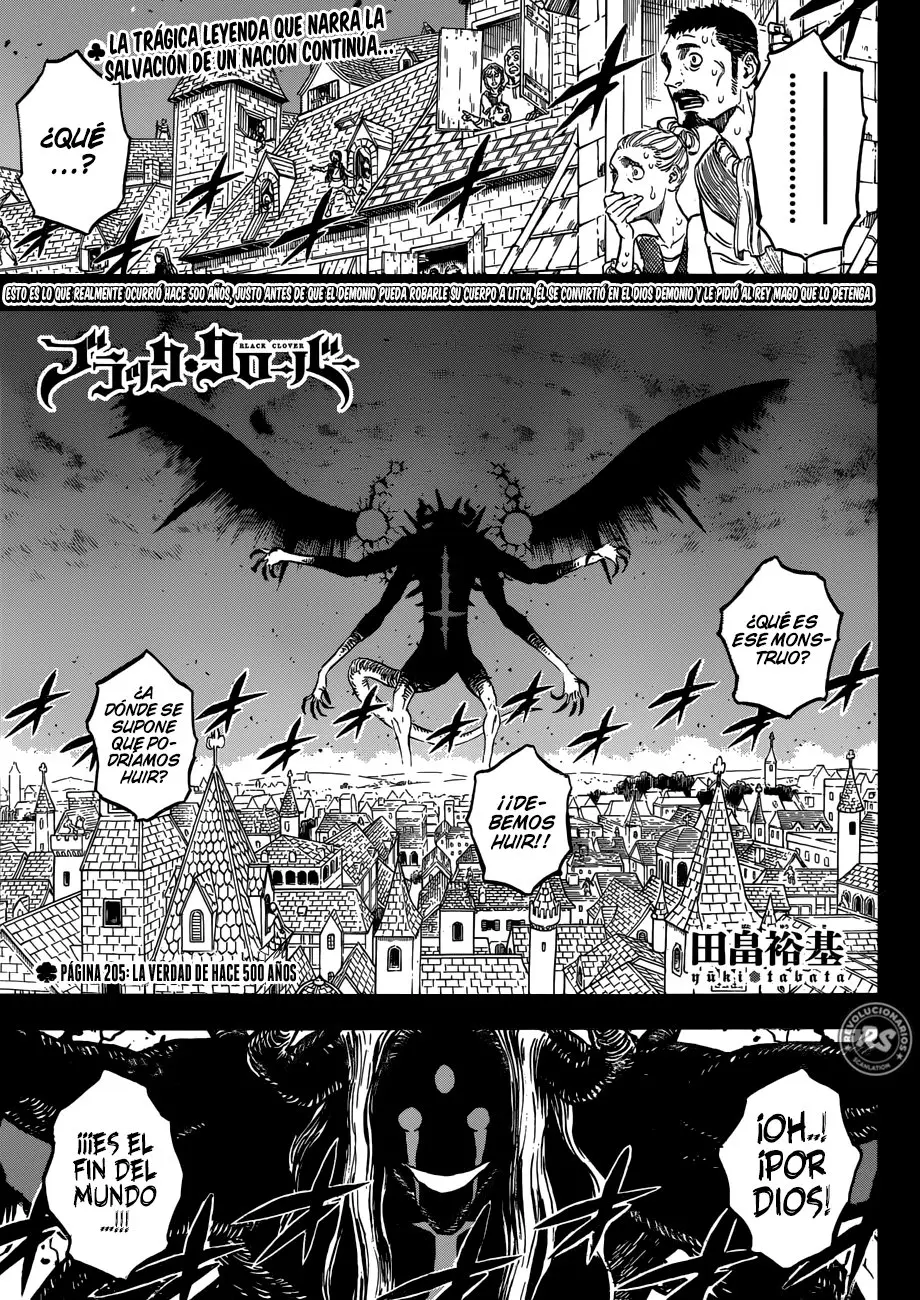 Black Clover capítulo 205, página 2