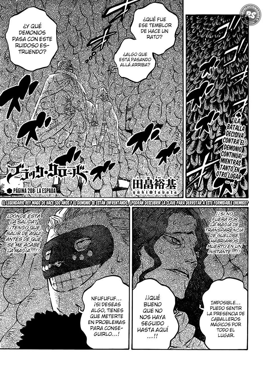 Black Clover capítulo 208, página 2