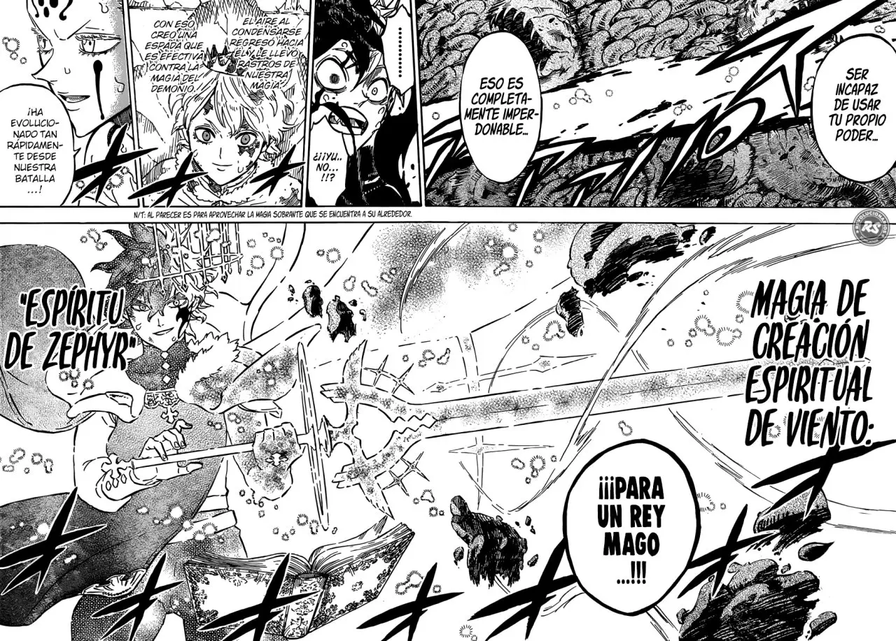 Black Clover capítulo 208, página 12