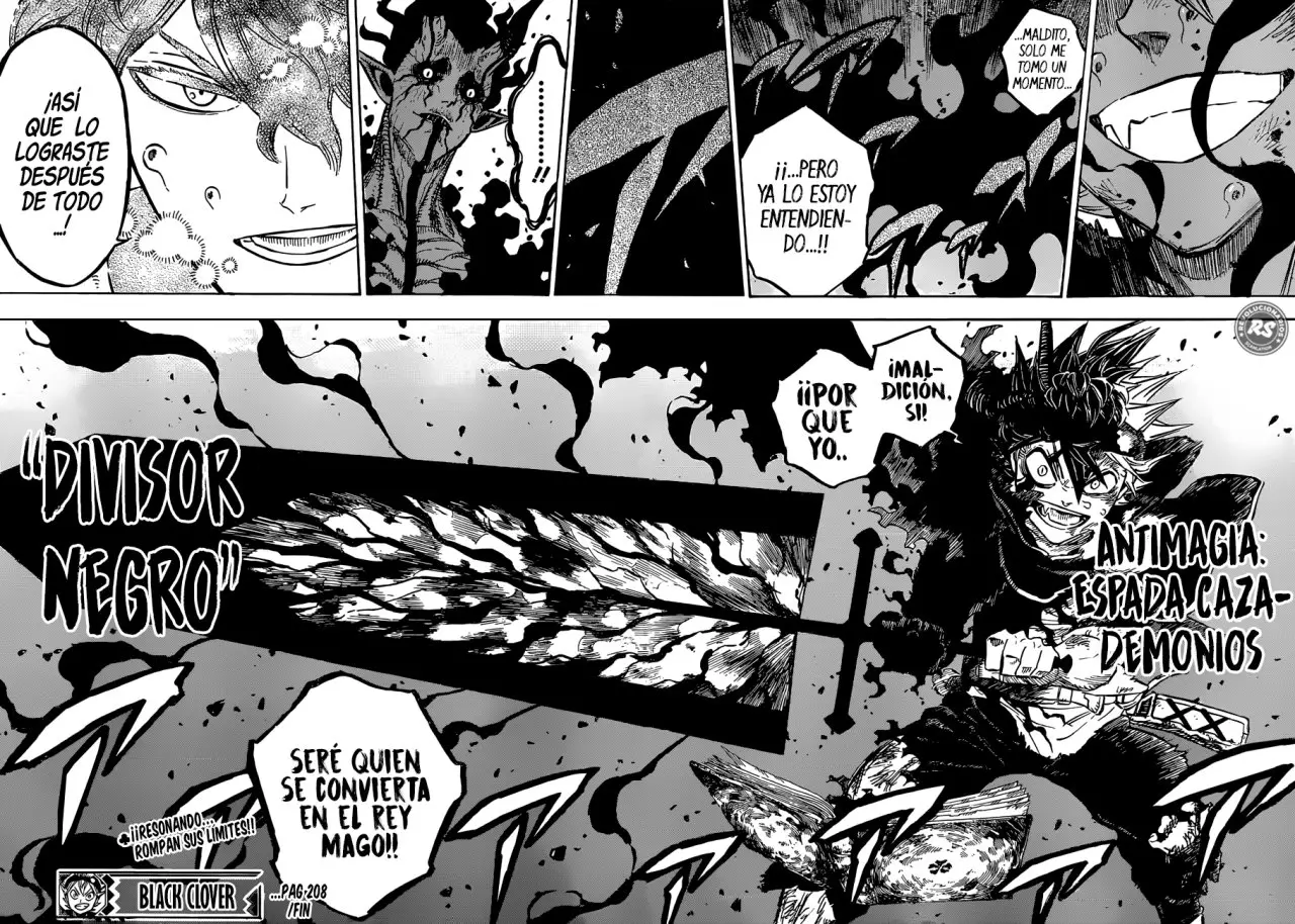 Black Clover capítulo 208, página 13