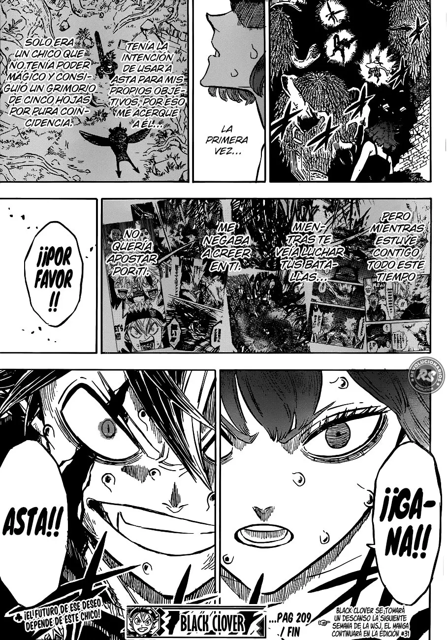 Black Clover capítulo 209, página 12