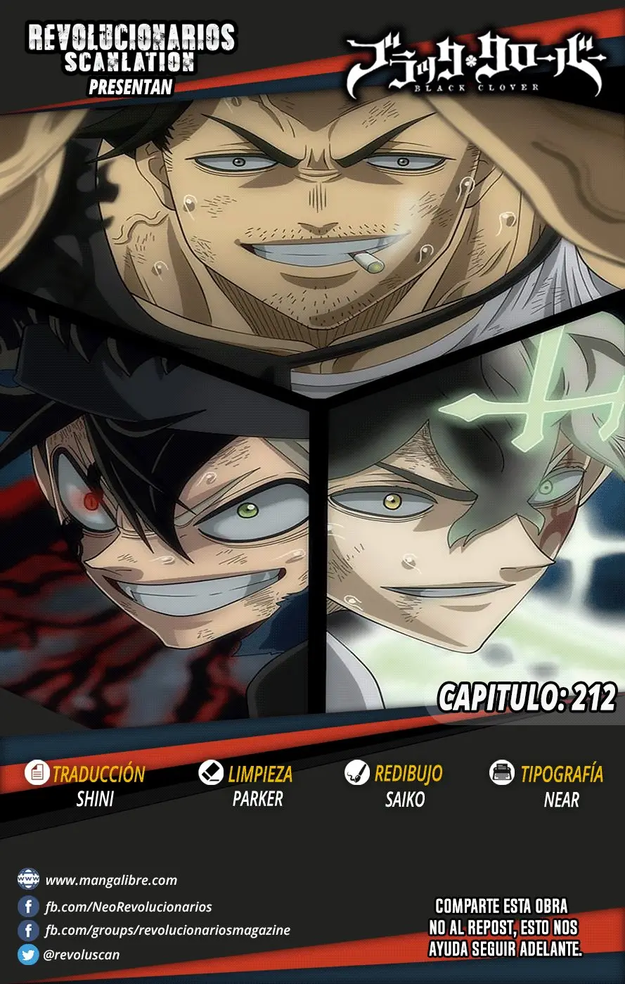 Black Clover capítulo 212, página 1