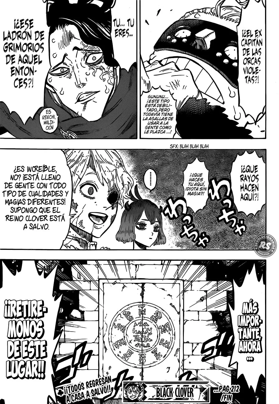 Black Clover capítulo 212, página 16