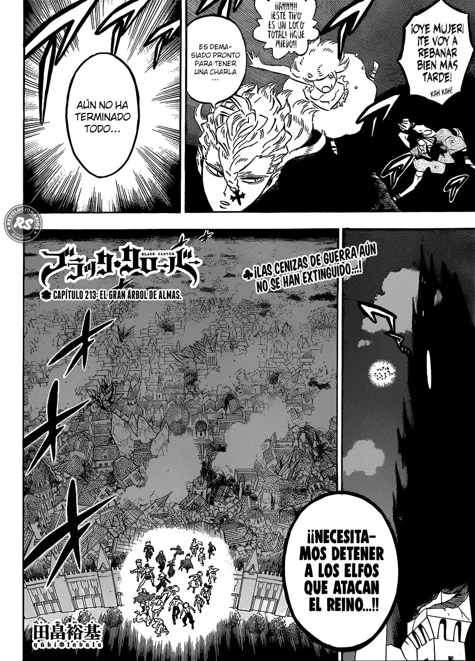 Black Clover capítulo 213, página 3