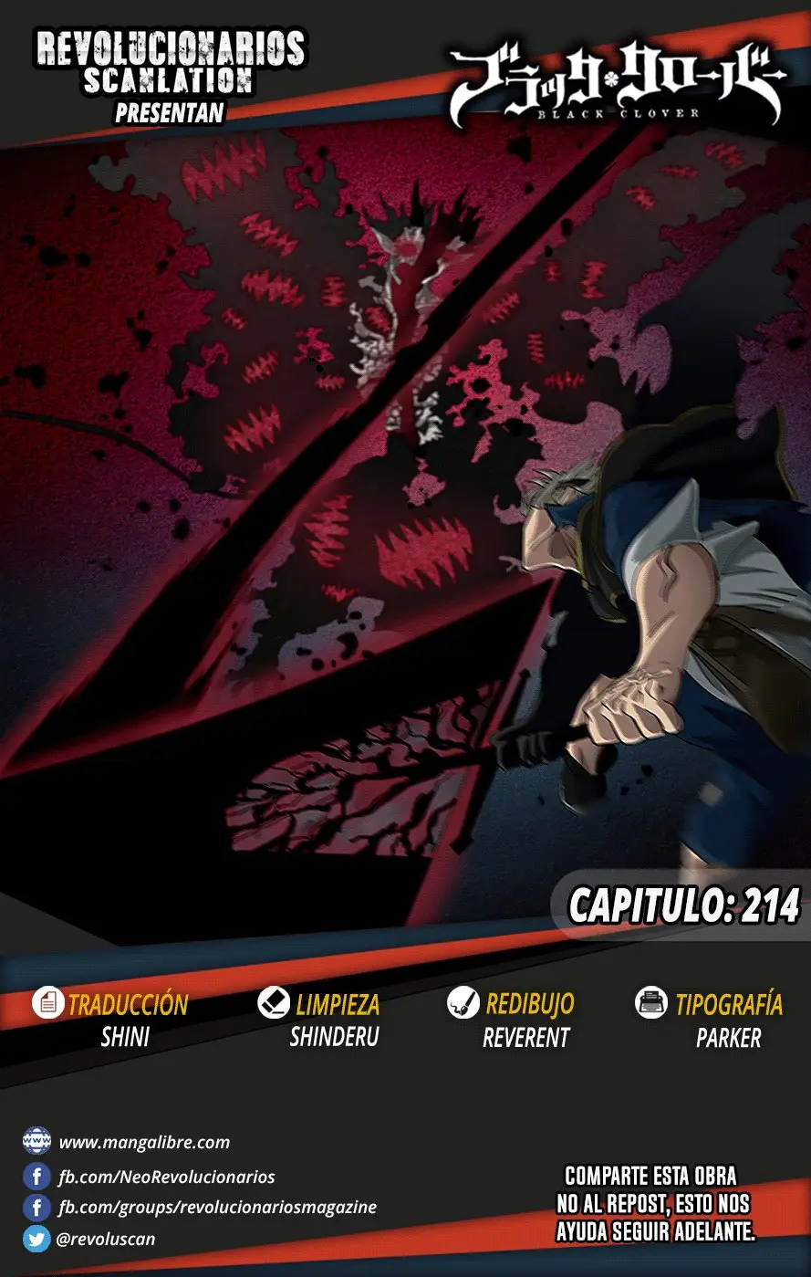 Black Clover capítulo 214, página 1