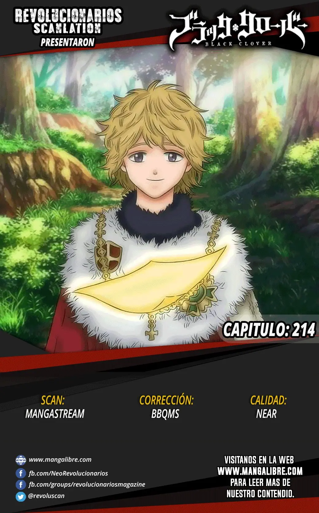 Black Clover capítulo 214, página 19