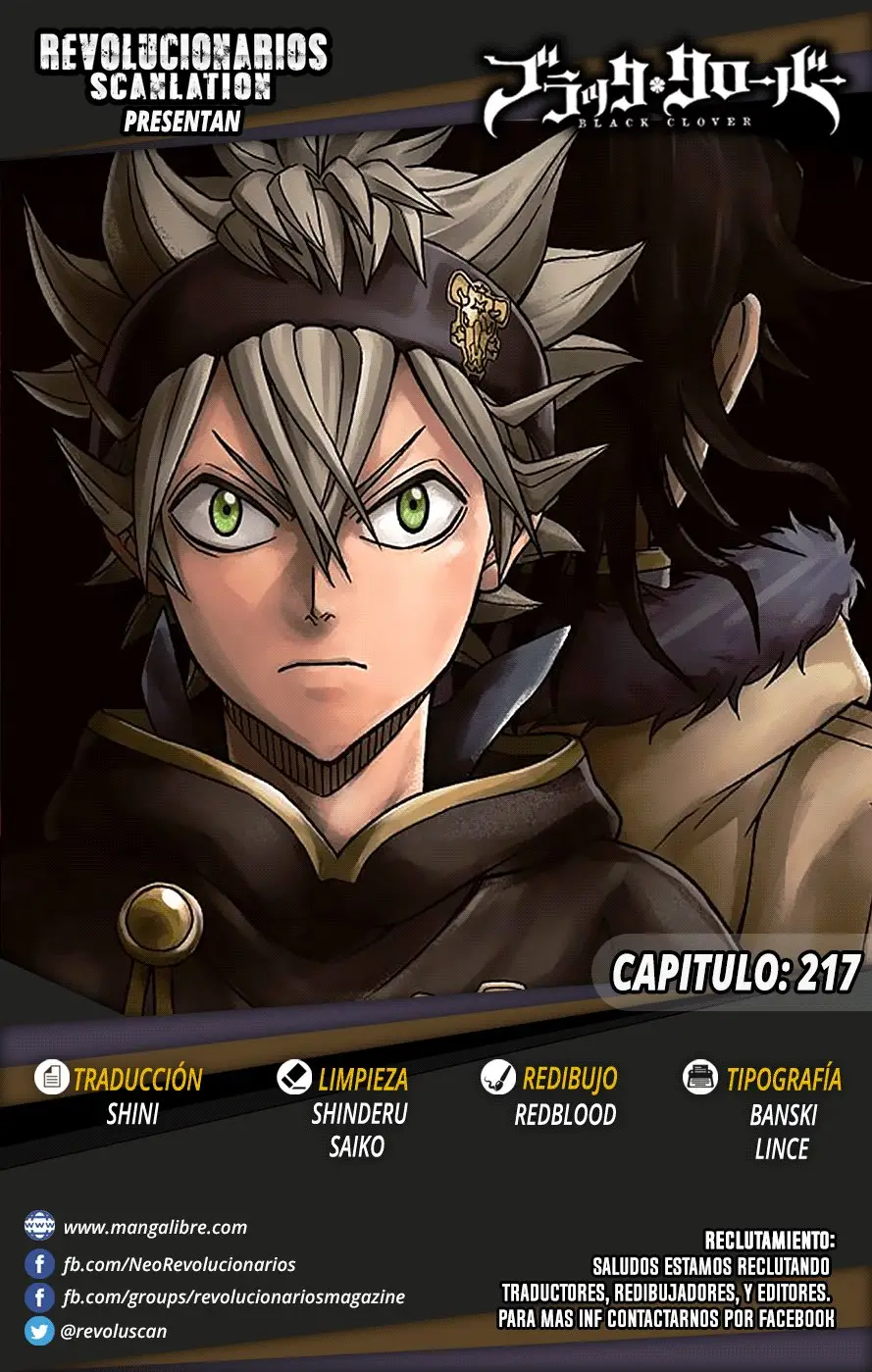 Black Clover capítulo 217, página 1