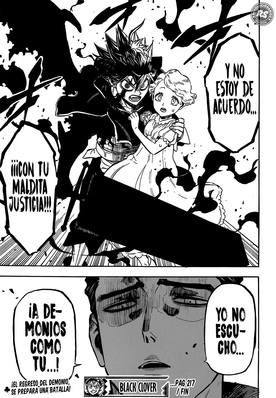 Black Clover capítulo 217, página 15