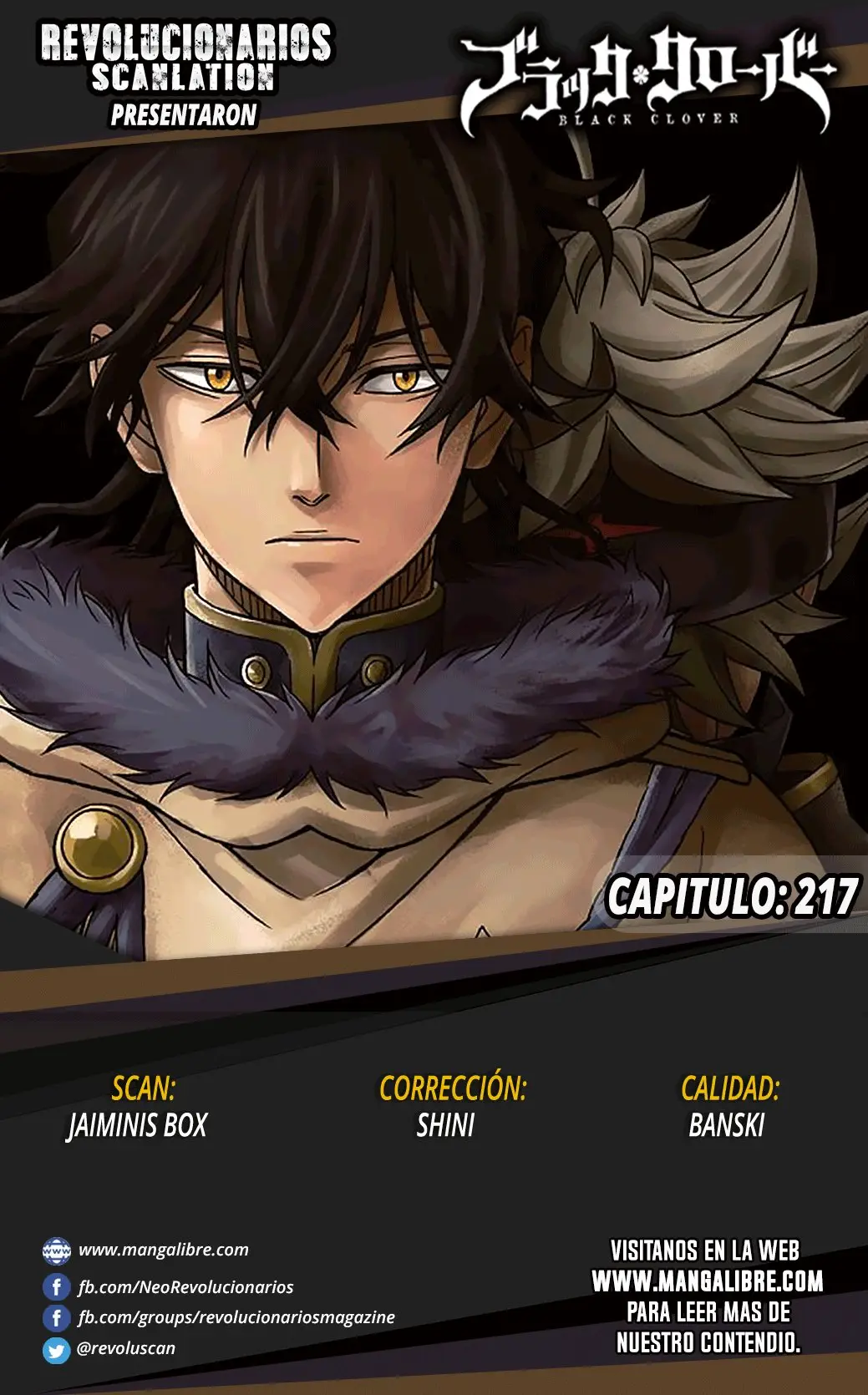 Black Clover capítulo 217, página 17