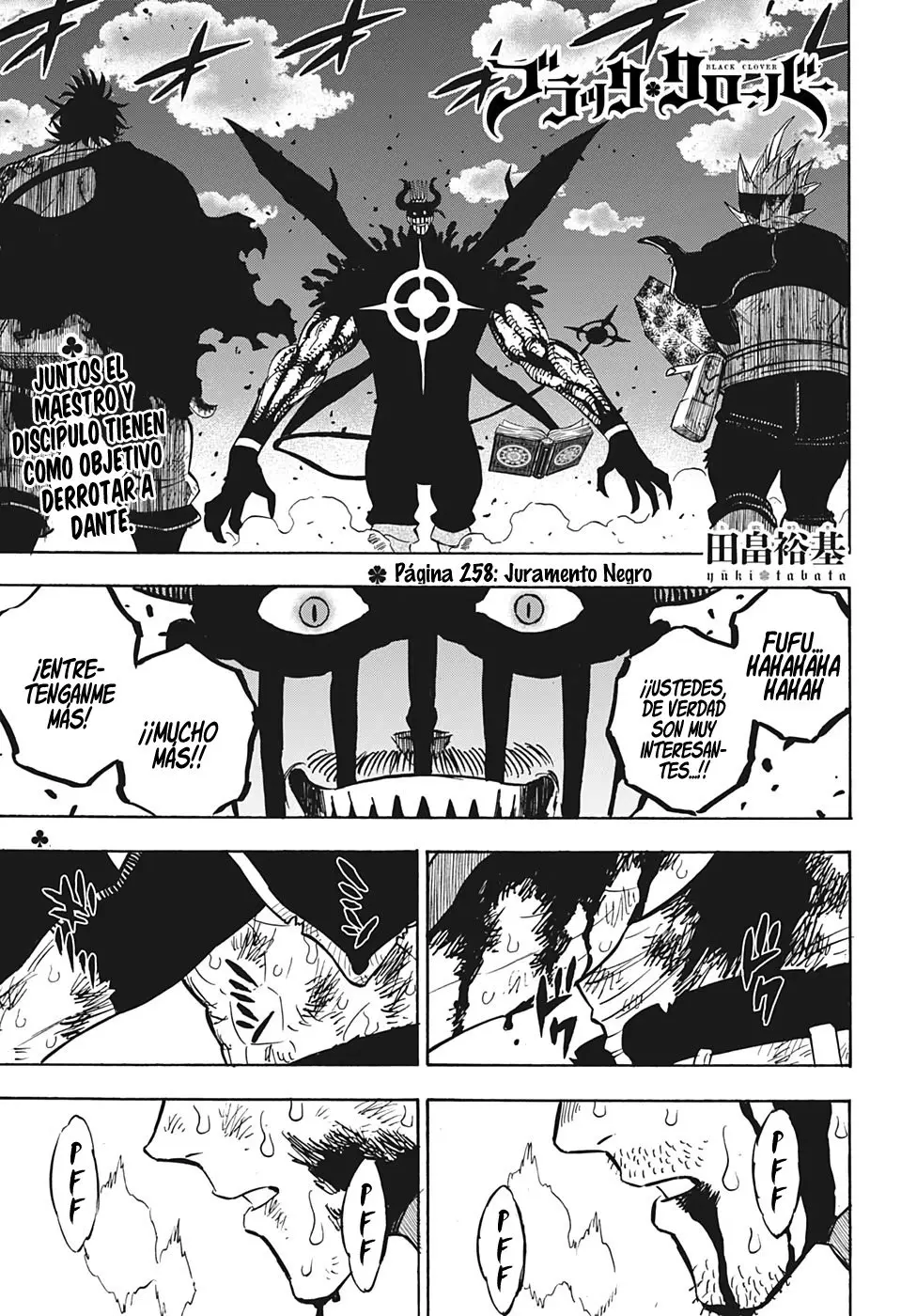 Black Clover capítulo 258, página 2