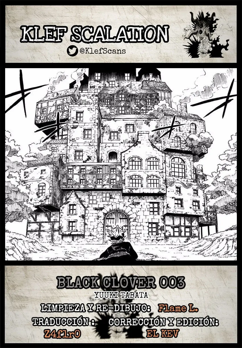 Black Clover capítulo 3, página 1