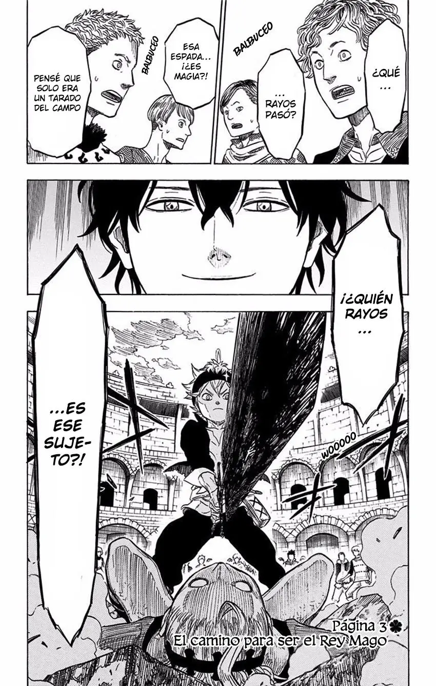 Black Clover capítulo 3, página 2