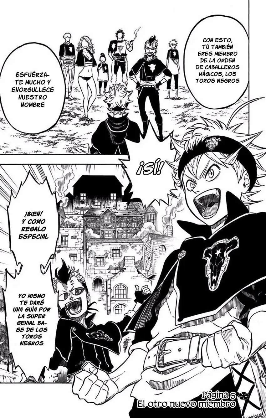 Black Clover capítulo 5, página 2