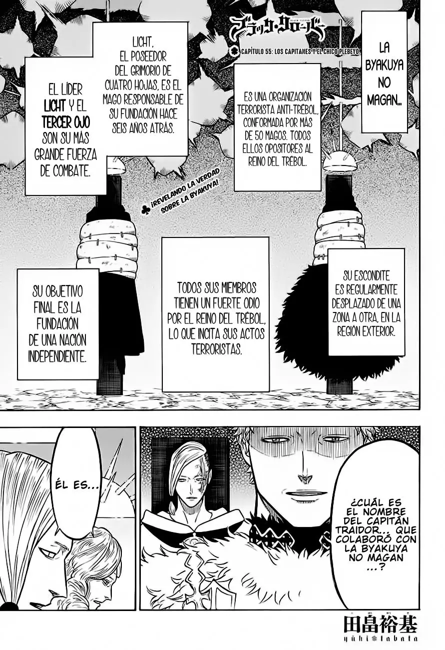 Black Clover capítulo 55, página 2