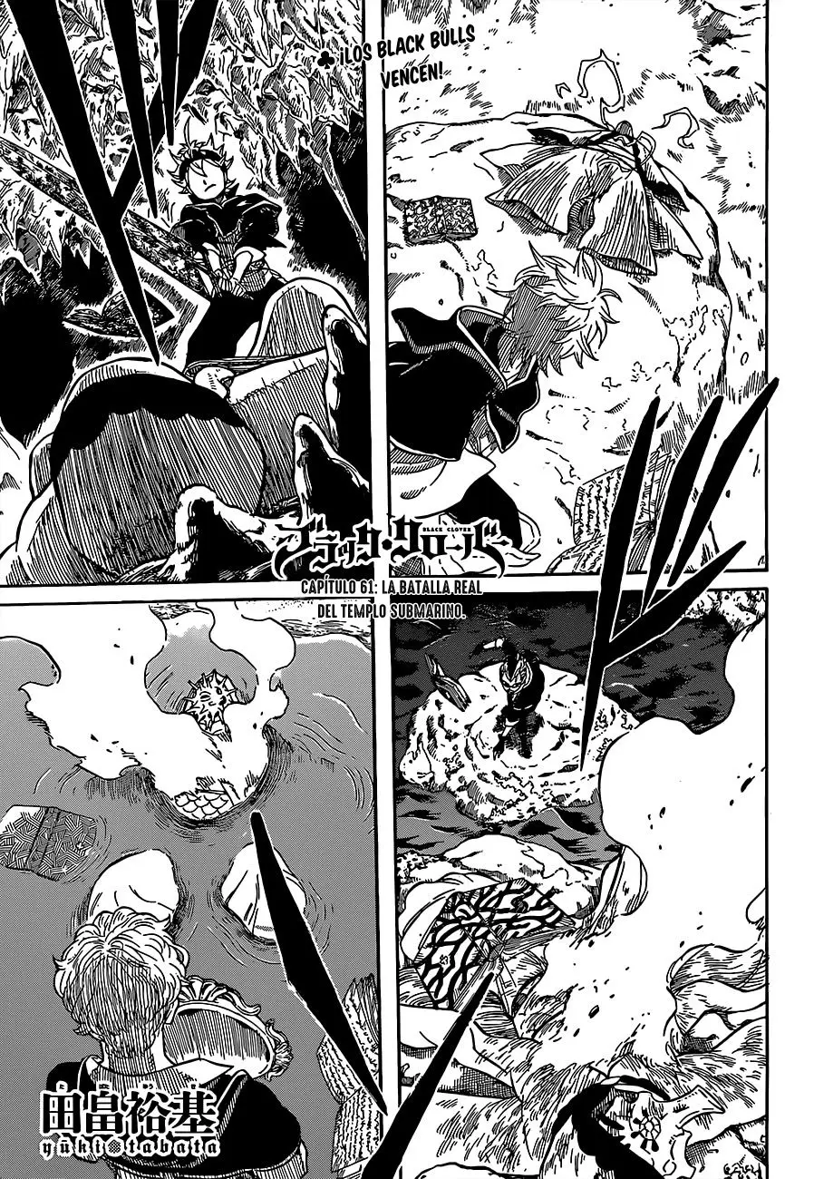Black Clover capítulo 61, página 2