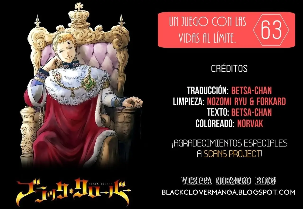 Black Clover capítulo 63, página 1