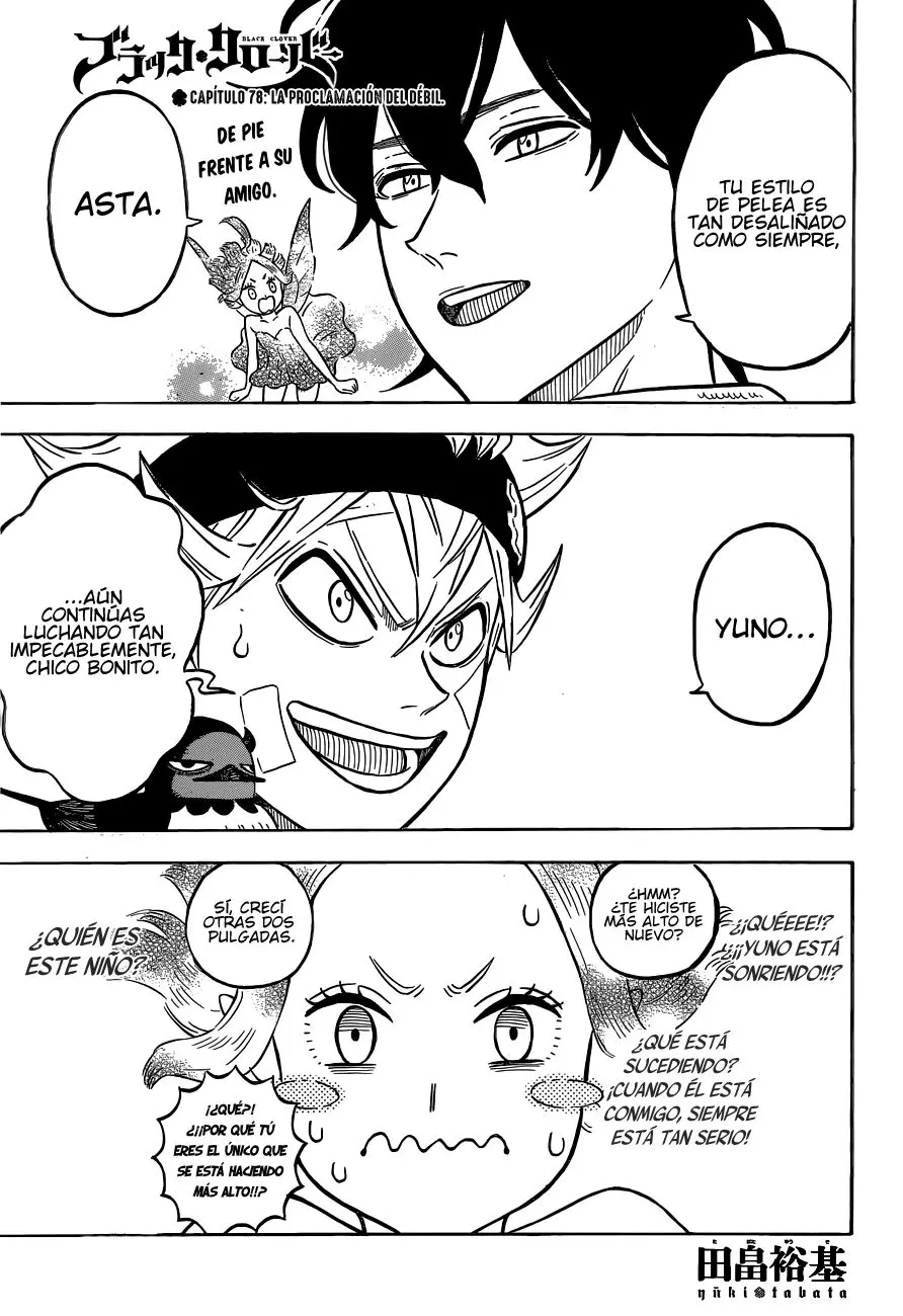 Black Clover capítulo 78, página 2