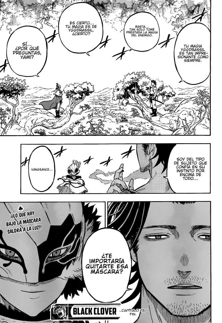 Black Clover capítulo 78, página 19