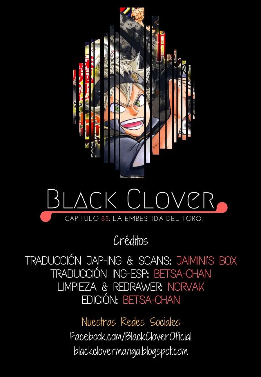 Black Clover capítulo 85, página 1